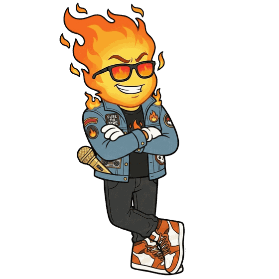 Bernie waiting with arms crossed